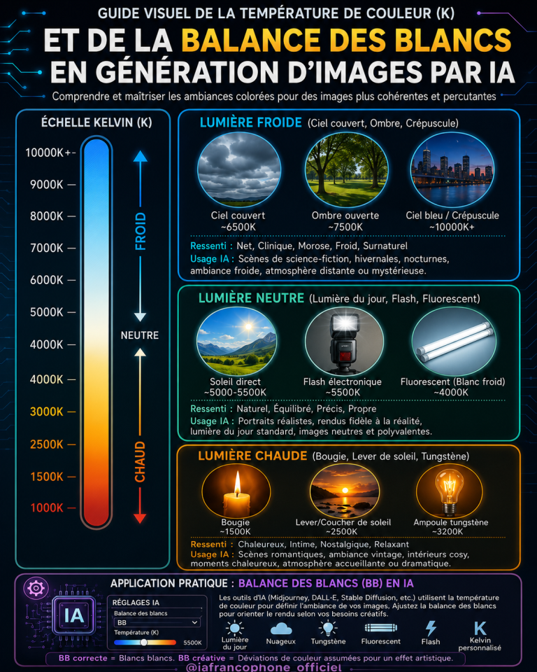 Maitriser la température des couleurs en IA