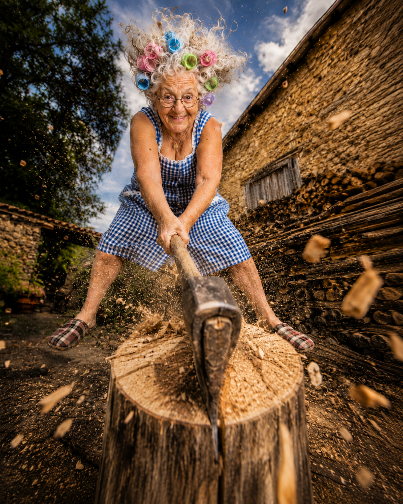Germaine à la campagne